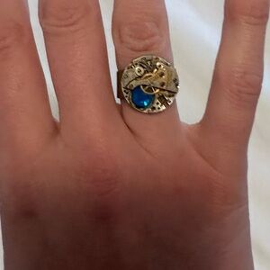 Vintage Mechanical Watch Movement Ring